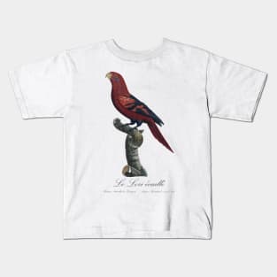 Blue-Streaked Lory / Le Lori Ecaille - Jacques Barraband 19th century Illustration Kids T-Shirt